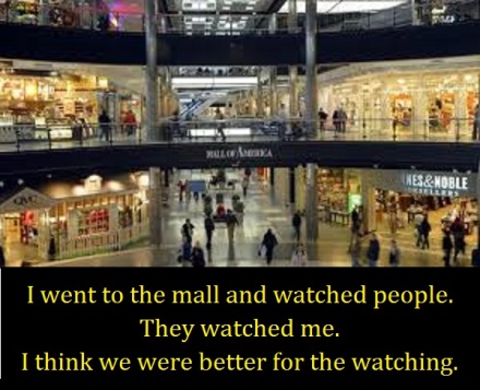 Mall of America with words